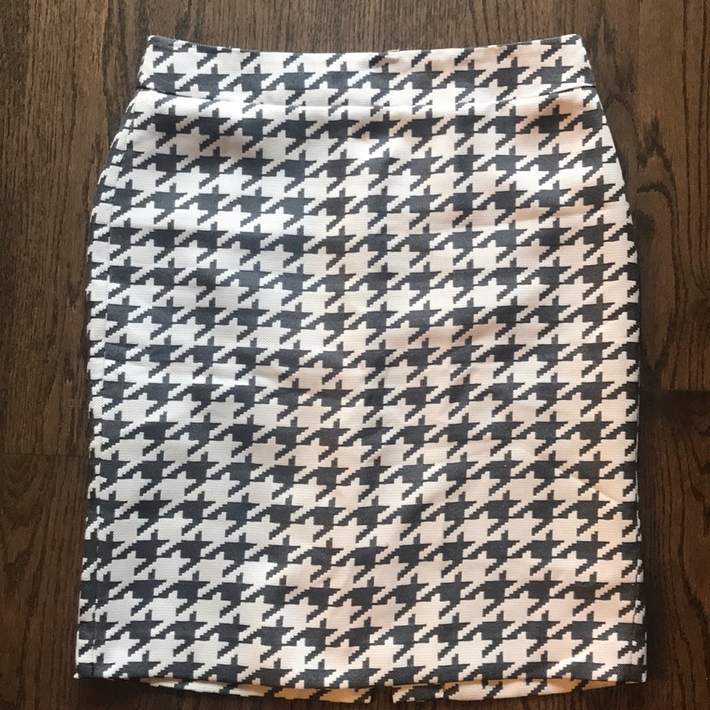 Gingham Banana Republic Pencil Skirt